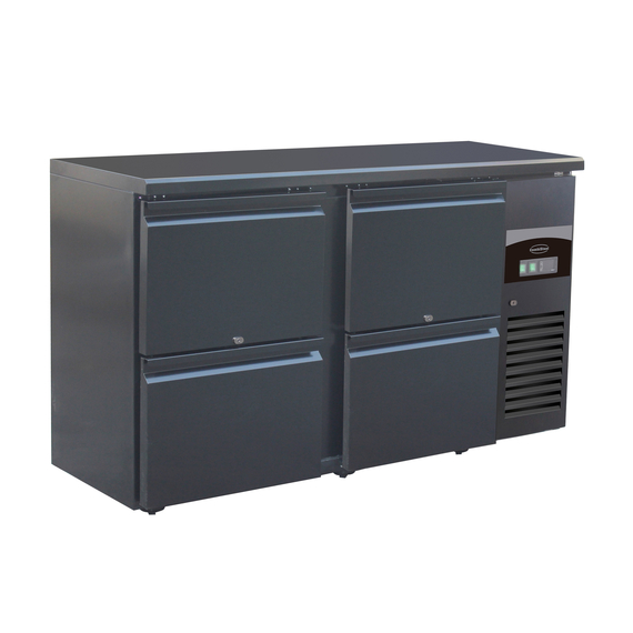 Combisteel Standard Line Barkühler Schwarz 4 Schubladen