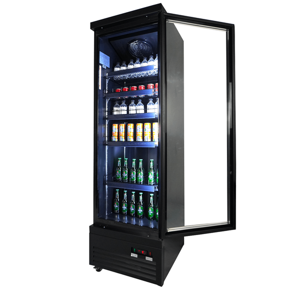 Combisteel Kühlschrank 1 Glastür Schwarz Ceb-500R Bl, Bild 10