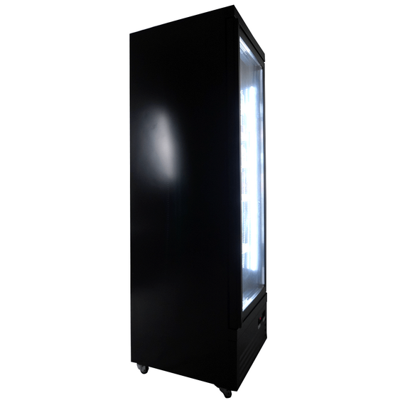 Combisteel Kühlschrank 1 Glastür Schwarz Ceb-500R Bl, Bild 5