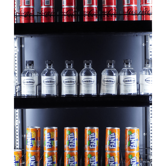 Combisteel Kühlschrank 3 Glastüren Schwarz Ceb-1600R Bl, Bild 9