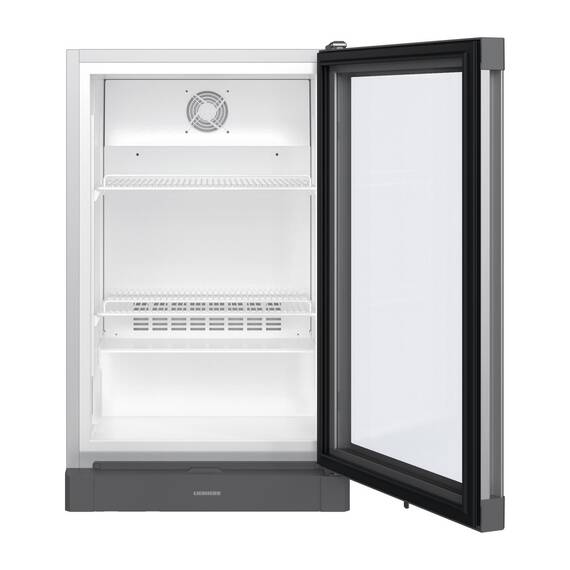 Liebherr BCv 1103 Getränkekühlschrank mit Glastür und LED Silver, Farbe: Silver, Bild 2