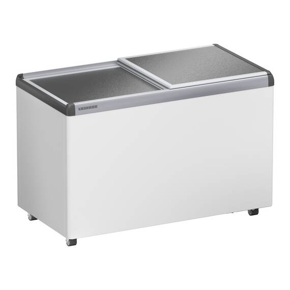 Liebherr EFE 3800 Eiscreme-Gefriertruhe mit Aluminium-Schiebedeckel und Lenkrollen, Deckel: Alu-Schiebedeckel, Ausführung: EFE 3800, Bild 2