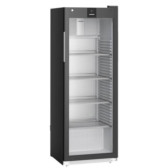 Liebherr MRFvd 3511 Getränkekühlschrank mit Glastür, Display und LED Lichtsäule Schwarz, Türart : Glastür, Farbe: Schwarz, Modell: MRFvd 3511V