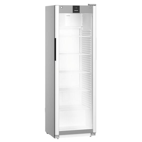 Liebherr MRFvd 4011 Getränkekühlschrank mit Glastür, Display und LED Lichtsäule, Türart : Glastür, Farbe: Grau, Modell: MRFvd 4011