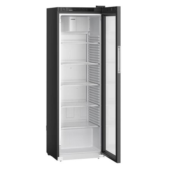 Liebherr MRFvd 4011 Getränkekühlschrank mit Glastür, Display und LED Lichtsäule Schwarz, Türart : Glastür, Farbe: Schwarz, Modell: MRFvd 4011V, Bild 2