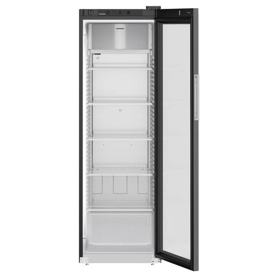 Liebherr MRFvd 4011 Getränkekühlschrank mit Glastür, Display und LED Lichtsäule Schwarz, Türart : Glastür, Farbe: Schwarz, Modell: MRFvd 4011V, Bild 3