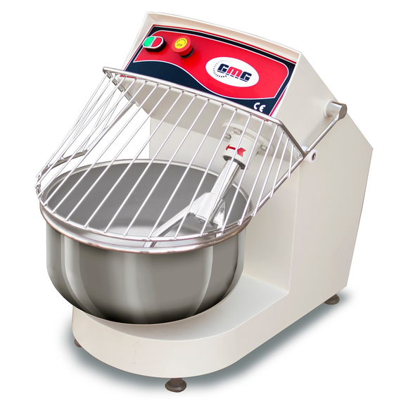 GMG Teigmixer 20 Liter / 17 kg Teig, mit Festem Kopf und Fester Wanne, Inhalt: 20 Liter