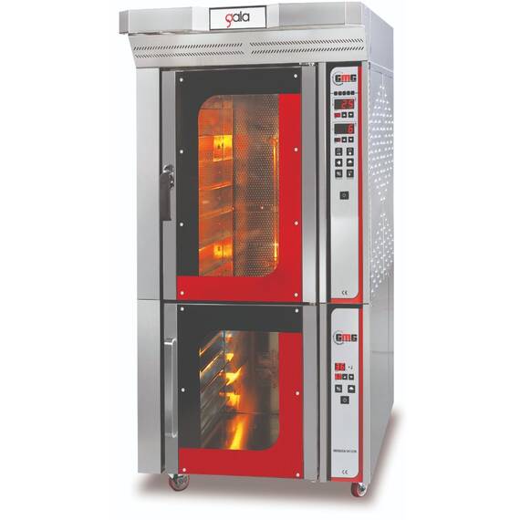 GMG Konvektionsofen GALA-5 mit Aufsatzhaube und Gärschrank