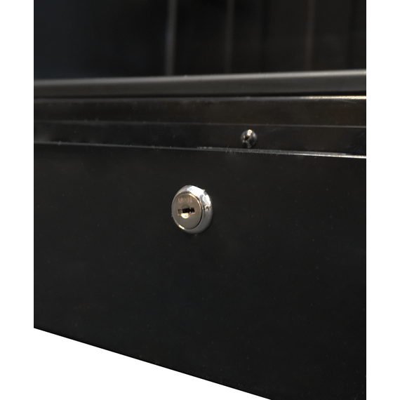 Combisteel Kühlschrank 1 Glastür Schwarz mit Canopy Sve-450 Blc, Bild 7