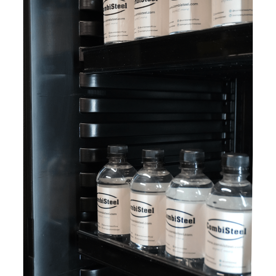 Combisteel Kühlschrank 1 Glastür Schwarz mit Canopy Sve-450 Blc, Bild 9