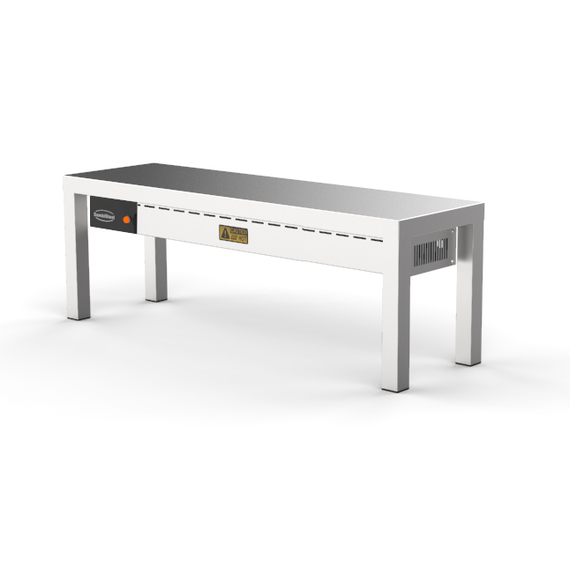 Combisteel Aufsatzbord Keramisch Beheizt 1 Stufig 1000  3 Heizelemente 250W – Breite 1000 – Art.-Nr.: 7333.0500