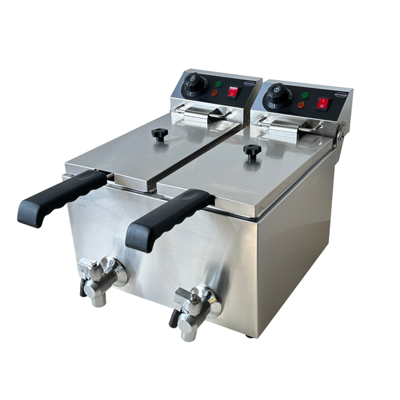 Combisteel Elektro Tischfriteuse 2X4 L, Bild 4