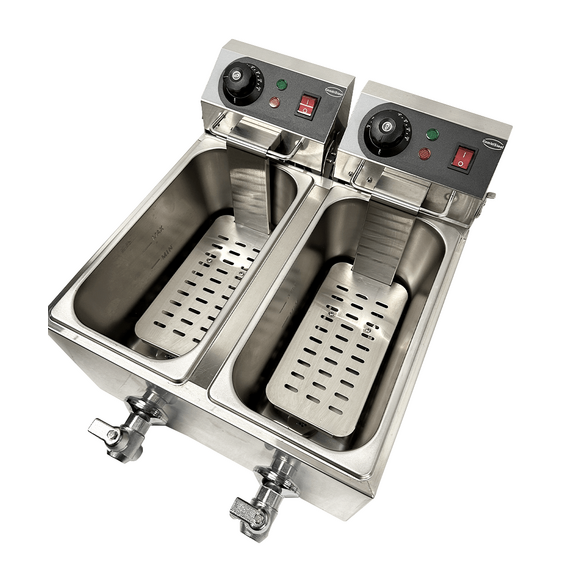 Combisteel Elektro Tischfriteuse 2X4 L, Bild 6