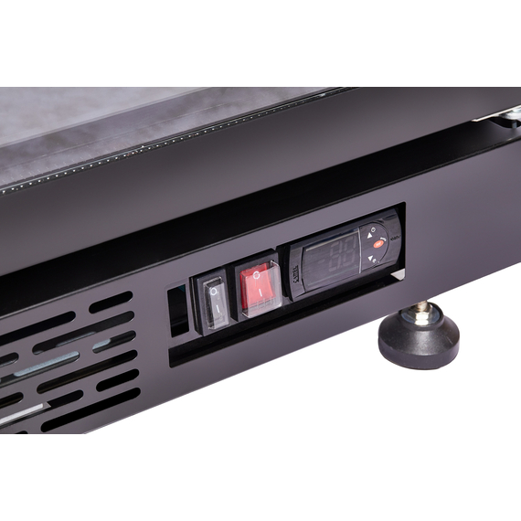 Combisteel Kühlschrank 3 Glastüren Schwarz Nap-1200 Ht - mit Türheizung, Bild 6