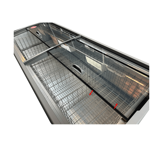 Combisteel Supermarkt Tiefkühltruhe Grau Kopf Element Automatische Abtauung, Bild 4