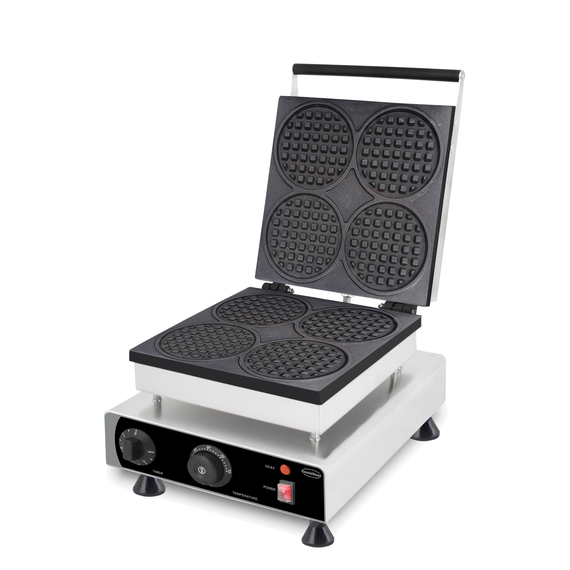 Combisteel Waffeleisen 4St Runde Waffeln