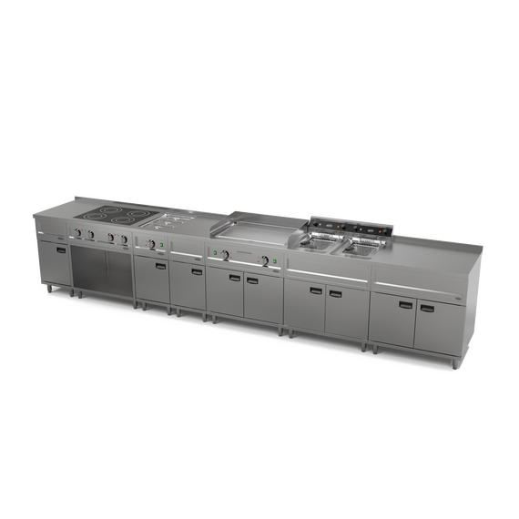 Combisteel Entry 700 El. Grillplatte Chrom – Breite 800, Bild 5