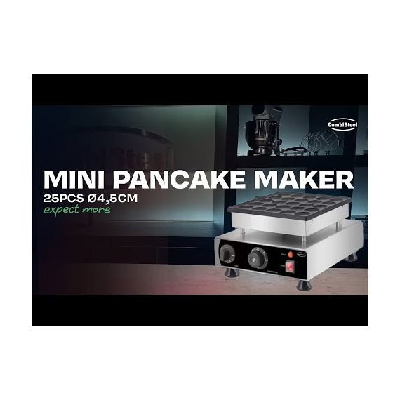 Combisteel Poffertjes Waffeleisen 25St Ø4,5Cm, Bild 10