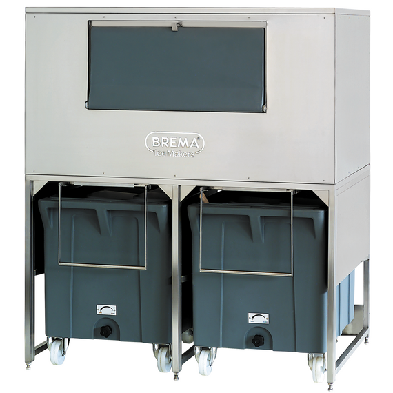 BREMA Sammelbehälter - Kapazität: 2x108 kg / Reserve: 300 kg
