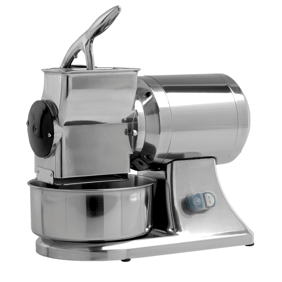 Prismafood Käsereibe - Edelstahl Reibewalze - Reibe links - Produktion: 70 kg/Std