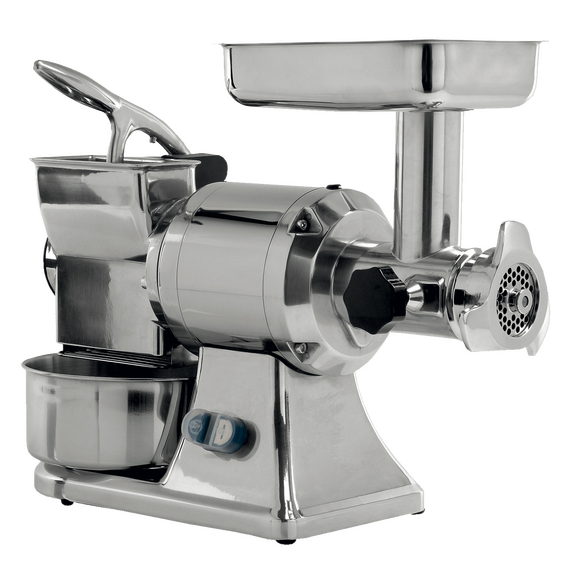 Prismafood Fleischwolf/Käsereibe-Kombi - Gusseisenmahlgruppe - Produktion FW: 200 kg/Std - KR: 50 kg/Std