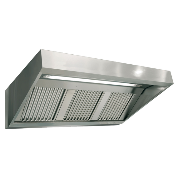 Prismafood Wandabzugshaube Basic 120x70 ohne Motor ohne Regler