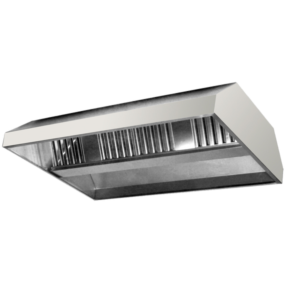 Prismafood Zentral-Deckenhaube trapezform 120x130 ohne Motor ohne Regler