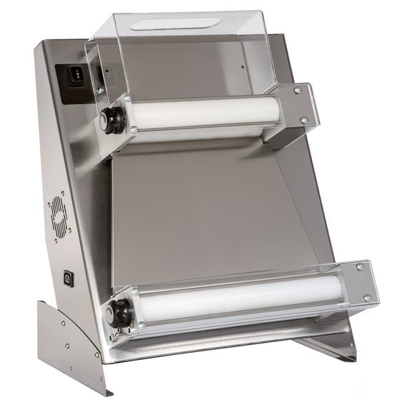 Prismafood Teigausroller - 2 Rollen/obere gerade - Pizzadurchmesser: 26-45 cm - Teiggewicht: 220-1000 gr