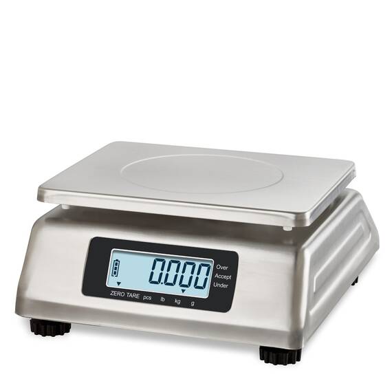 ADE Edelstahl-Kompaktwaage spritzwassergeschützt, Serie ADE KWE-IP65, 15 kg, Höchstlast: 15 kg, Bild 2