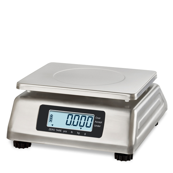 ADE Edelstahl-Kompaktwaage tauchwassergeschützt, ADE KWE15-IP68, 15 kg, Bild 2