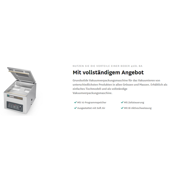 Henkelman Boxer 42XL Bi-Aktiv & ESD Vakuumierer, Ausführung: Boxer 42XL BA ESD, Bild 10