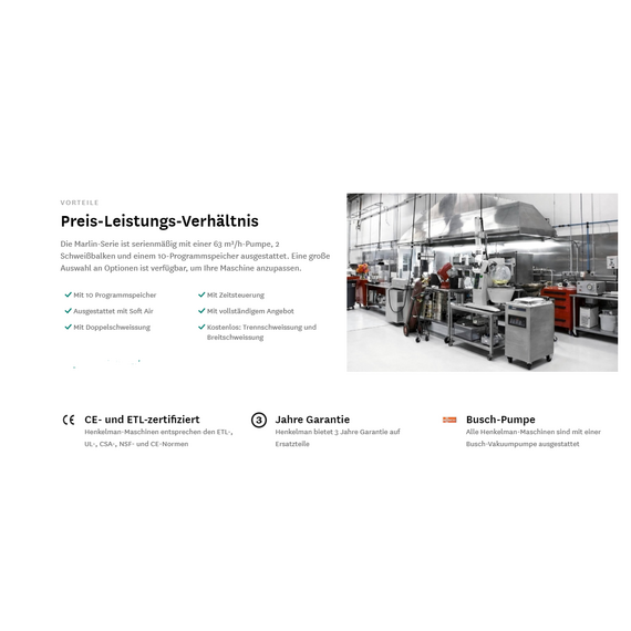 Henkelman Marlin 90 Vakuumierer, Ausführung: Marlin 90, Bild 6