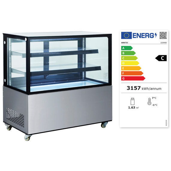 Arktic Kühlvitrine mit 2 Regalen, 410 Liter, Inhalt: 410 Liter, Bild 2