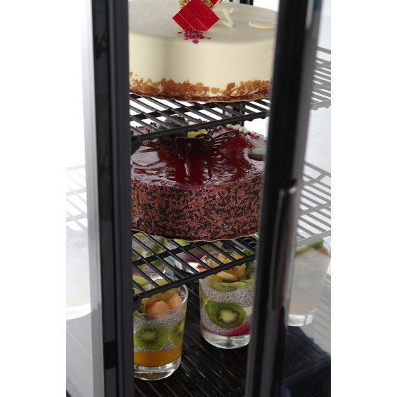 Arktic Kühlvitrine 270 Liter, schwarz, Farbe: Schwarz, Bild 5