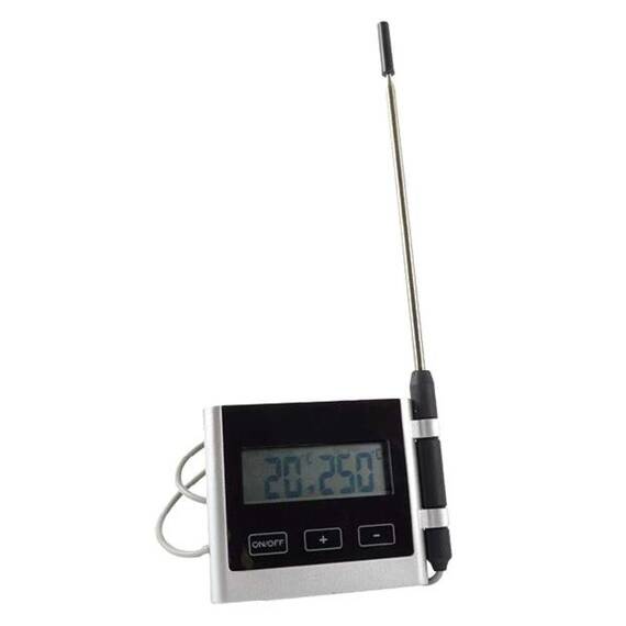 SARO Digitales Thermometer für Ofen mit Alarm 4717
