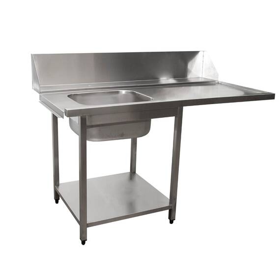 SARO Zulauftisch Spülmaschine links 1 Becken 1600mm