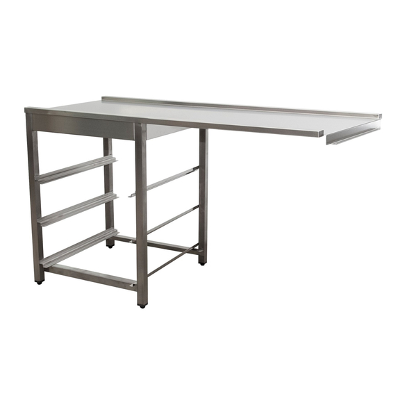 SARO Ablauftisch für Spülmaschine rechts 1600mm