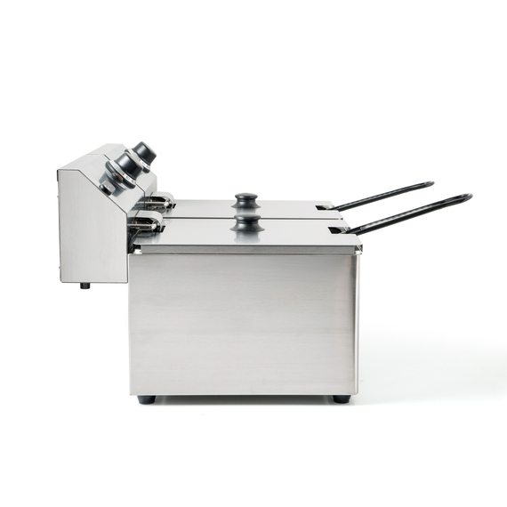 Hendi Fritteuse Kitchen Line 2 x 8 Liter, Inhalt: 16 Liter, Bild 3