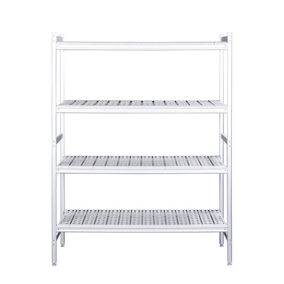 SARO Alu- Regalboden mit Kunstoffrosten 475x708mm