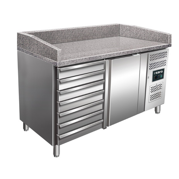 SARO Pizzatisch mit Schubladen MARGA PZ 1610 TN