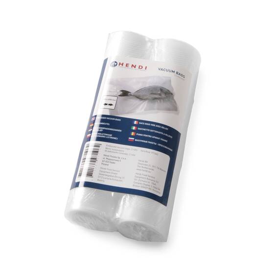 Hendi Vakuum-Kochbeutel Rolle, 6000 x 280, geprägt, 2 Stk., Größe: 6000x280