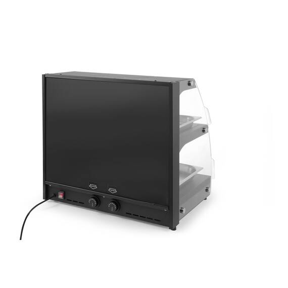 Hendi Warmhaltevitrine mit Quarzheizung, 2 Regalböden, Bild 6