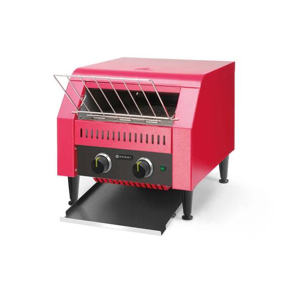 Hendi Durchlauftoaster, doppelt - Rot, Farbe: Rot