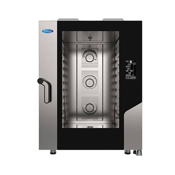 Maxima Gas Kombidämpfer Digital - 10 Bleche - 10 Dampfstufen - 30 bis 260 °C