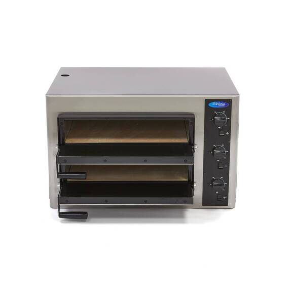 Maxima Deluxe Pizzaofen 4 + 4 x 25 cm 400V, Bild 2
