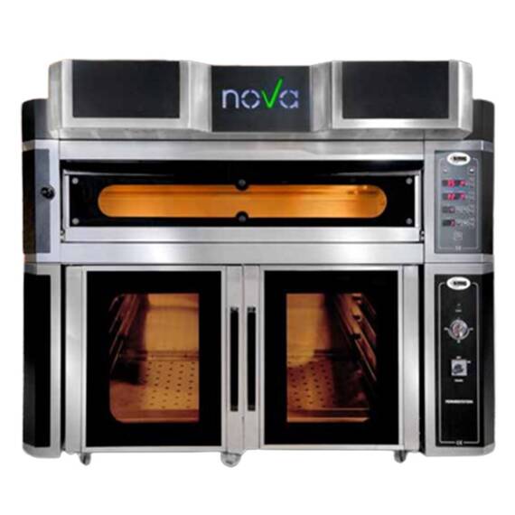 GMG Pizzaofen NOVA PFN 10570-2M Vollschamott 6+6 x 35 cm Ø, Ausführung: PFN 10570-2M, Bild 4