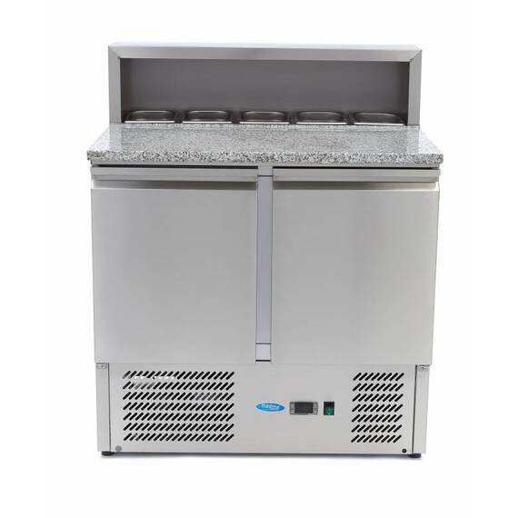 Maxima Pizzakühltisch 2  für 5 x 1/6 GN