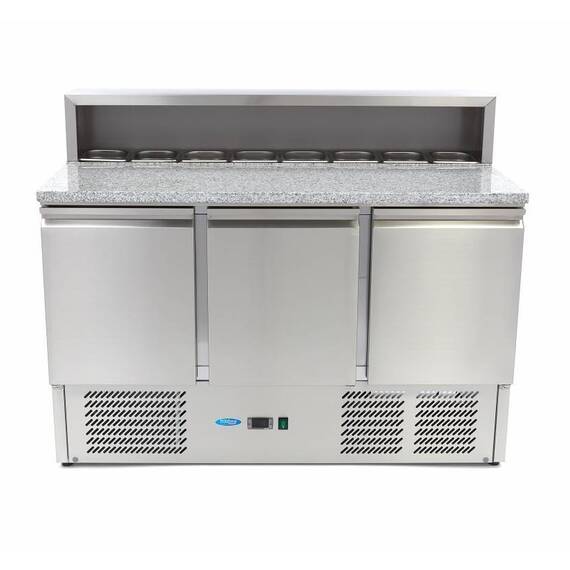 Maxima Pizzakühltisch 3 für 8 x 1/6 GN