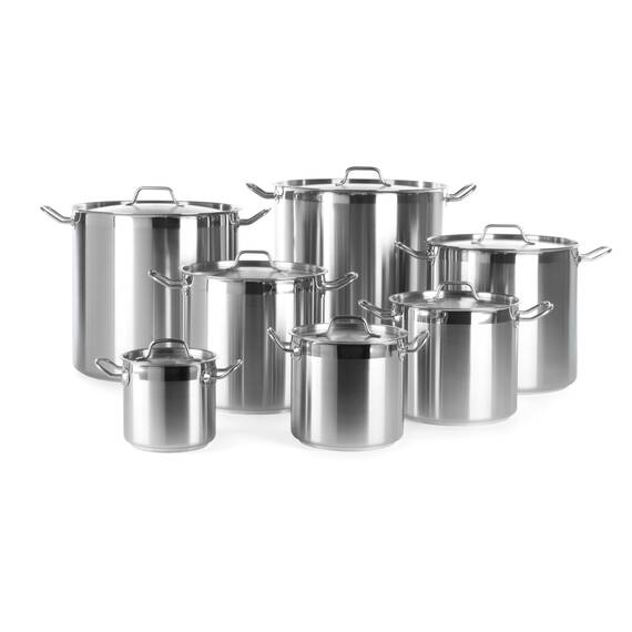 Hendi Kochtopf, hoch - mit Deckel 37 L, Variante: 37 L, Bild 2