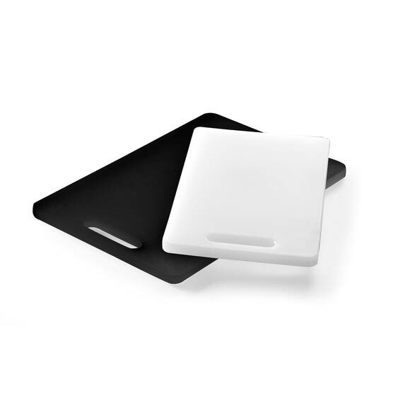 Hendi Schneidbrett mit Griff 300x200 mm Schwarz, Farbe: Schwarz, Durchmesser: 300x180 mm, Bild 2